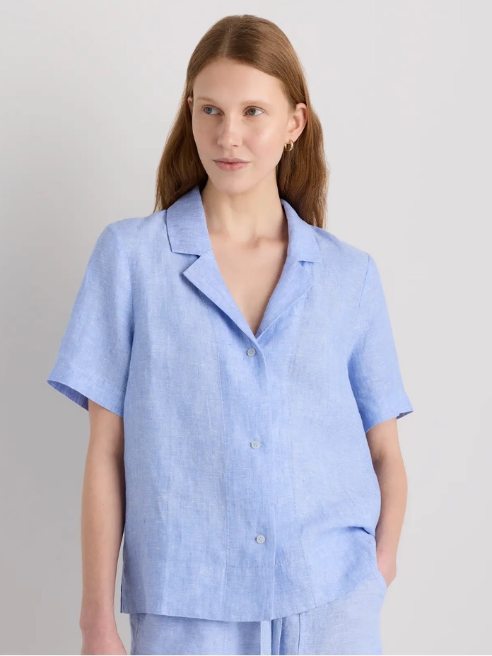 Quince 100% European Linen Short Sleeve Shirt